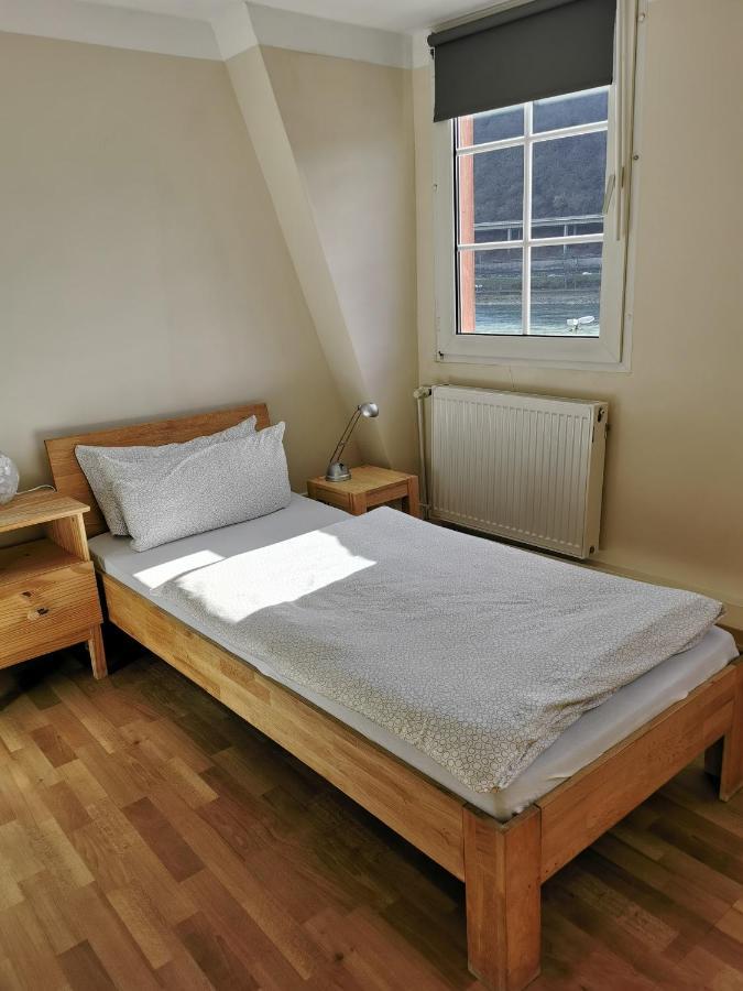 Hotel Pension Café Am Rheinsteig Leutesdorf Exterior foto